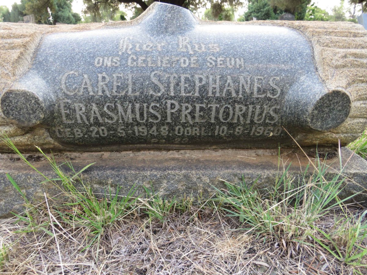 PRETORIUS Carel Stephanes Erasmus 1948-1960