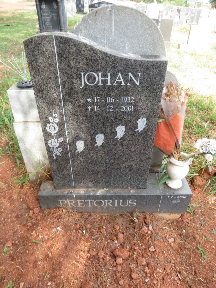 PRETORIUS Johan 1932-2001