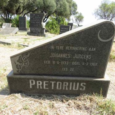 PRETORIUS Johannes Jurgens 1933-1968