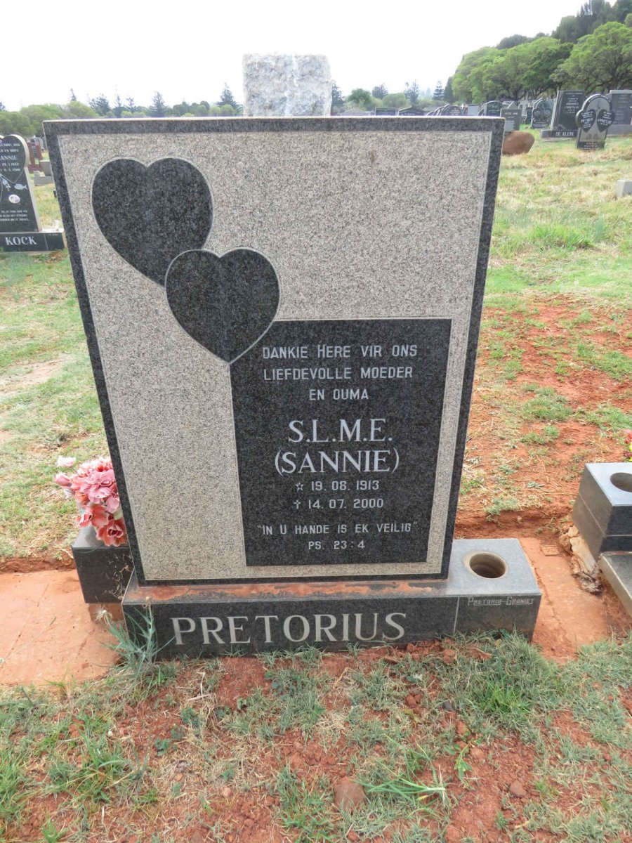 PRETORIUS S.L.M.E. 1913-2000 