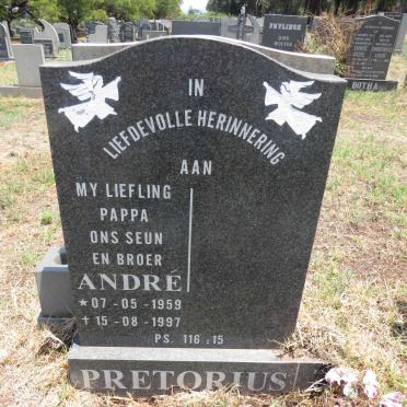 PRETORIUS Andre 1959-1997