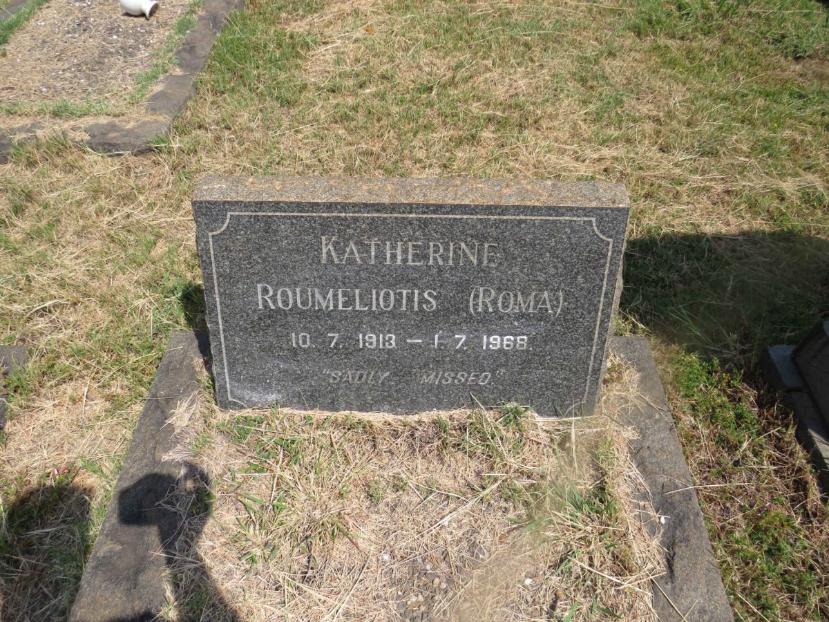 ROUMELIOTIS Katherine 1913-1968