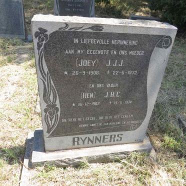 RYNNERS J.H.C. 1902-1974 & J.J.J. 1908-1972