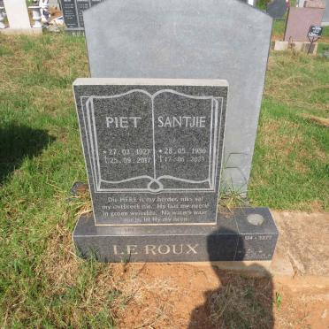 ROUX Piet, le 1927-2017 & Santjie 1930-2023