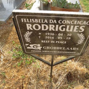 RODRIGUES Felisbela da Conceicao 1936-2016
