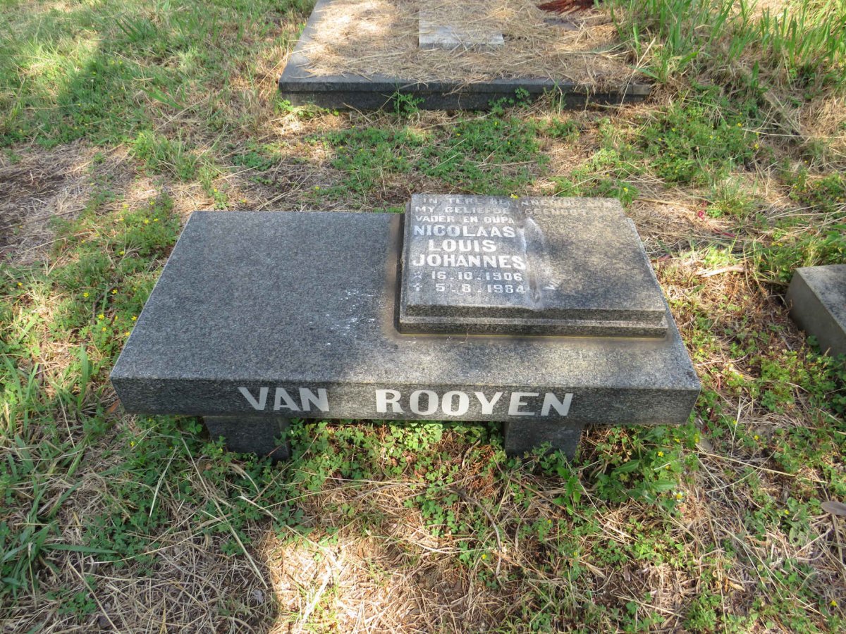 ROOYEN Nicolaas Louis Johannes, van 1906-1964 