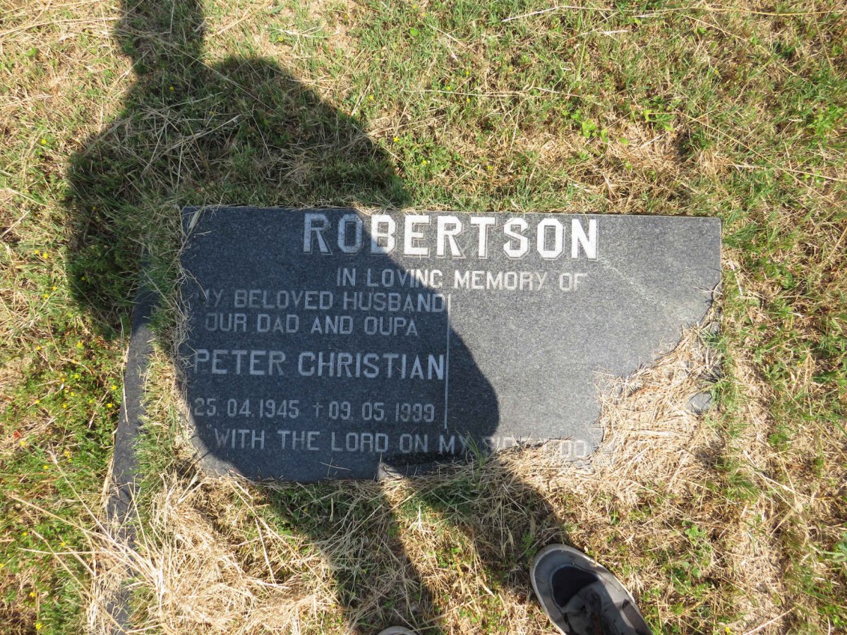 ROBERTSON Peter Christian 1945-1999