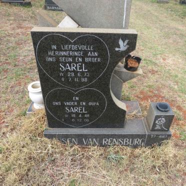 RENSBURG Sarel, Jansen van 1948-2008 :: JANSEN VAN RENSBURG Sarel 1973-1998