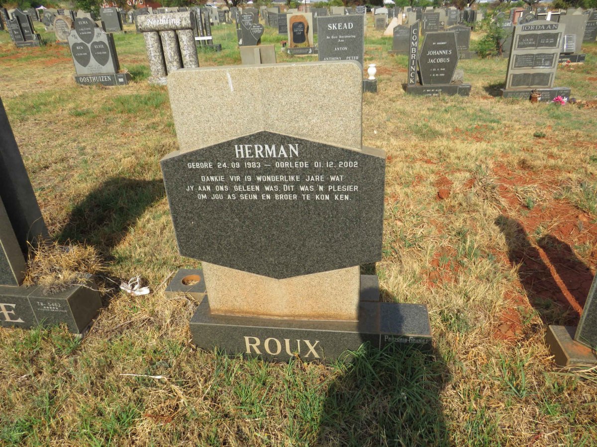 ROUX Herman 1983-2002