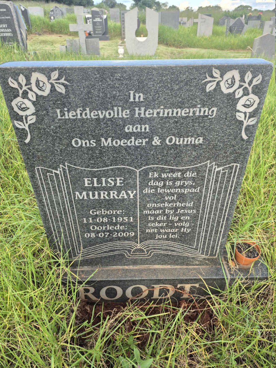 ROODT Elise Murray 1951-2009
