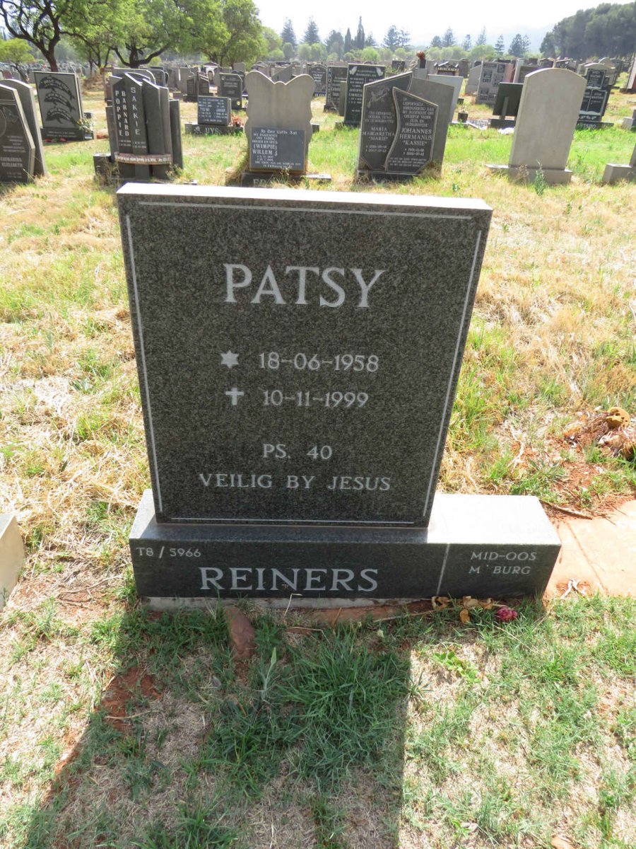 REINERS Patsy 1958-1999