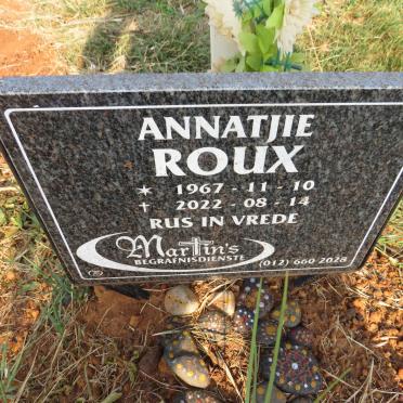ROUX Annatjie 1967-2022