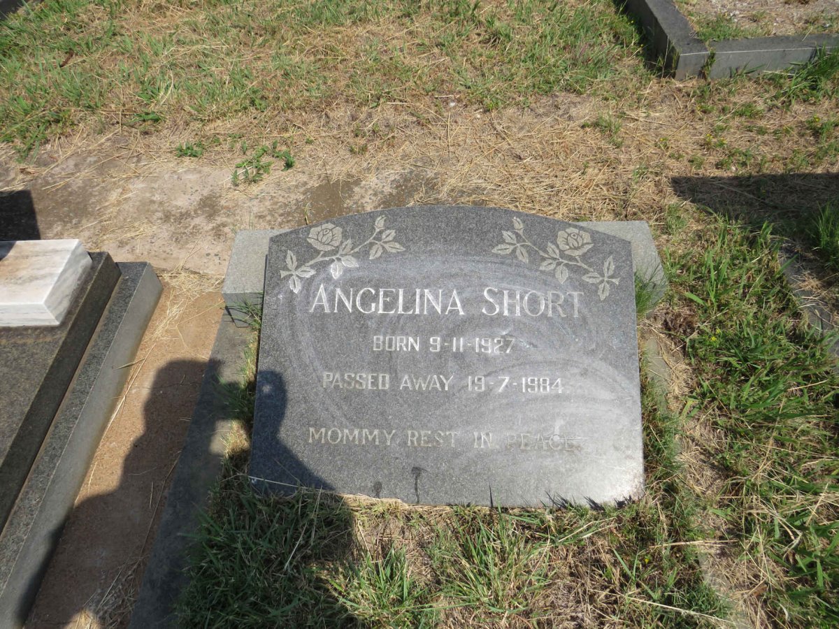 SHORT Angelina 1927-1984