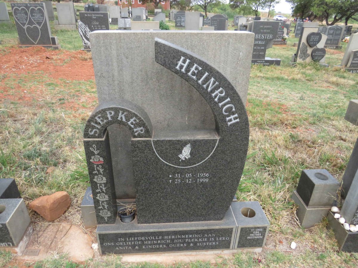 SIEPKER Heinrich 1956-1999