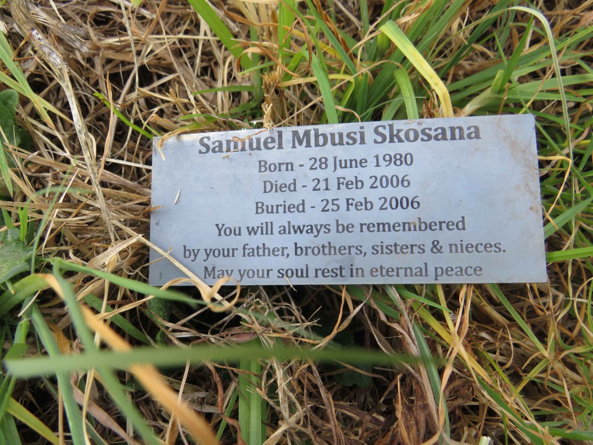 SKOSANA Samuel Mbusi 1980-2006