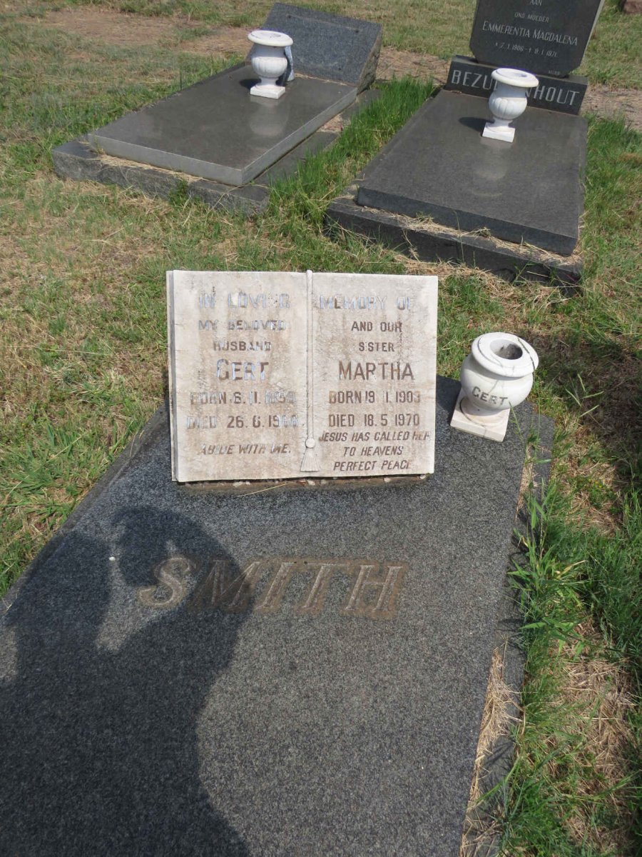 SMITH Gert 1899-1966 & Martha 1903-1970 _1