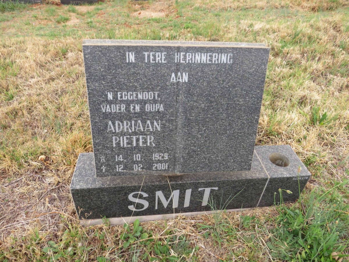 SMIT Adriaan Pieter 1929-2001