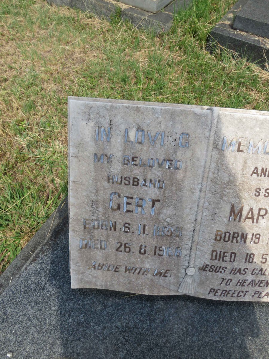 SMITH Gert 1899-1966 & Martha 1903-1970 _2