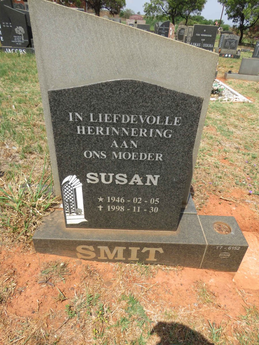 SMIT Susan 1946-1998