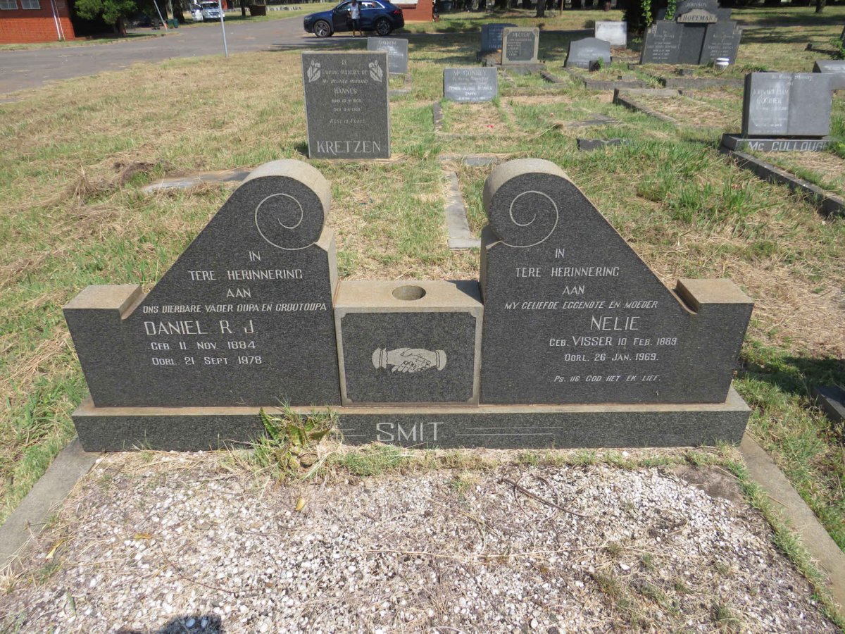 SMIT Daniel R.J. 1884-1978 & Nelie VISSER 1889-1969 