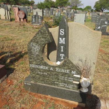 SMIT Hendrik A. 1940- & Elsie M. 1952-2002