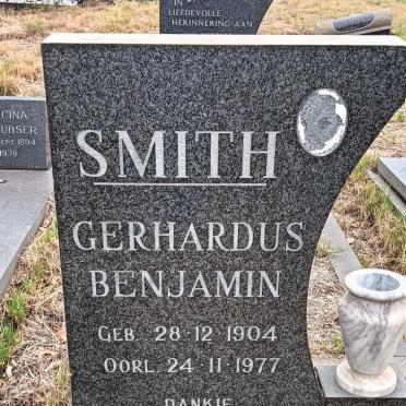 SMITH Gerhardus Benjamin 1904-1977