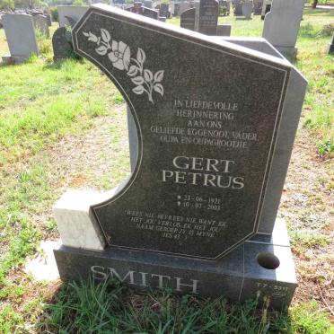 SMITH Gert Petrus 1921-2003