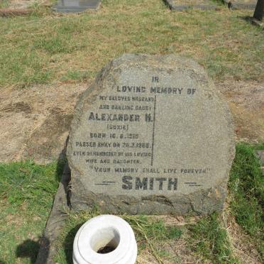 SMITH Alexander H. 1915-1965