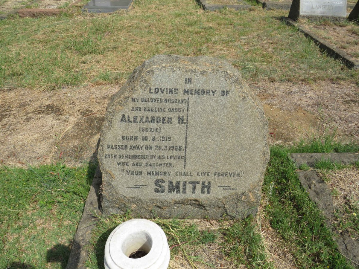 SMITH Alexander H. 1915-1965