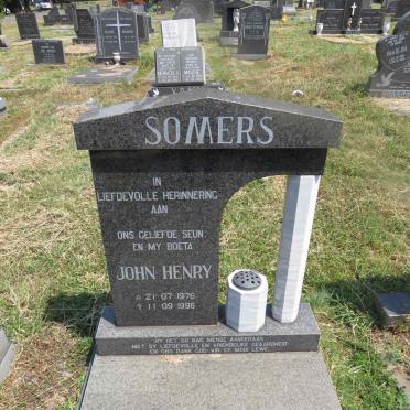 SOMERS John Henry 1976-1996