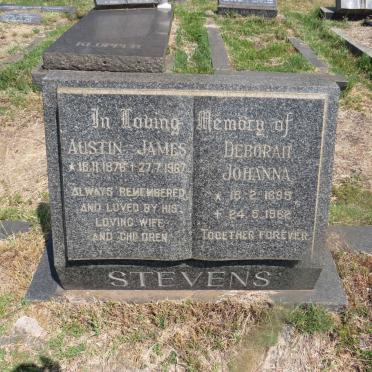 STEVENS Austin James 1876-1967 & Deborah Johanna 1895-1962