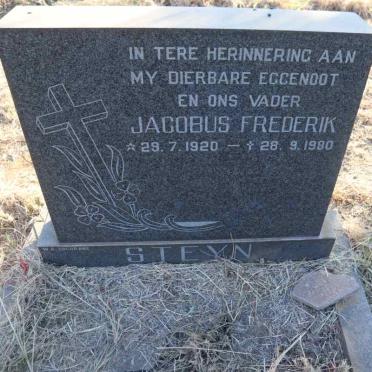 STEYN Jacobus Frederik 1920-1980
