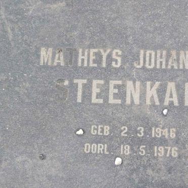 STEENKAMP Matheys Johannes 1946-1976