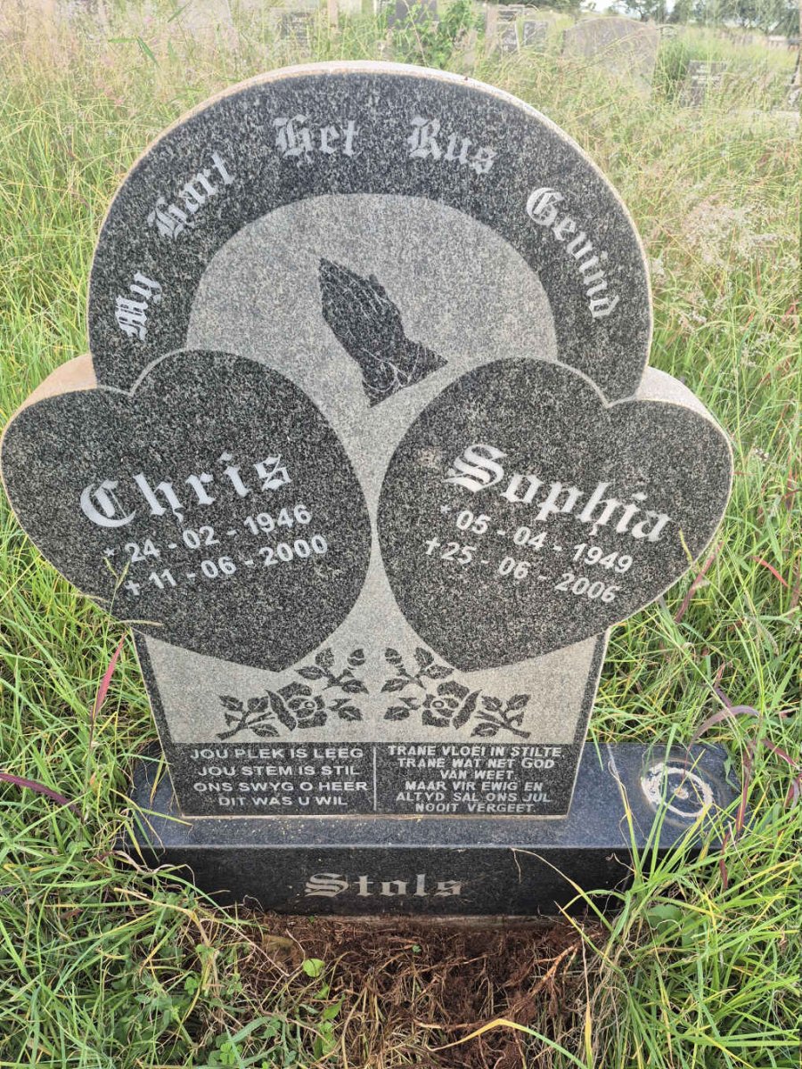 STOLS Chris 1946-2000 & Spohia 1949-2006