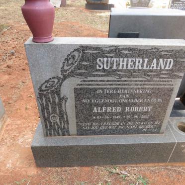 SUTHERLAND Alfred Robert 1949-2001
