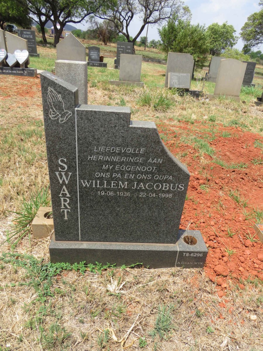 SWART Willem Jacobus 1936-1998