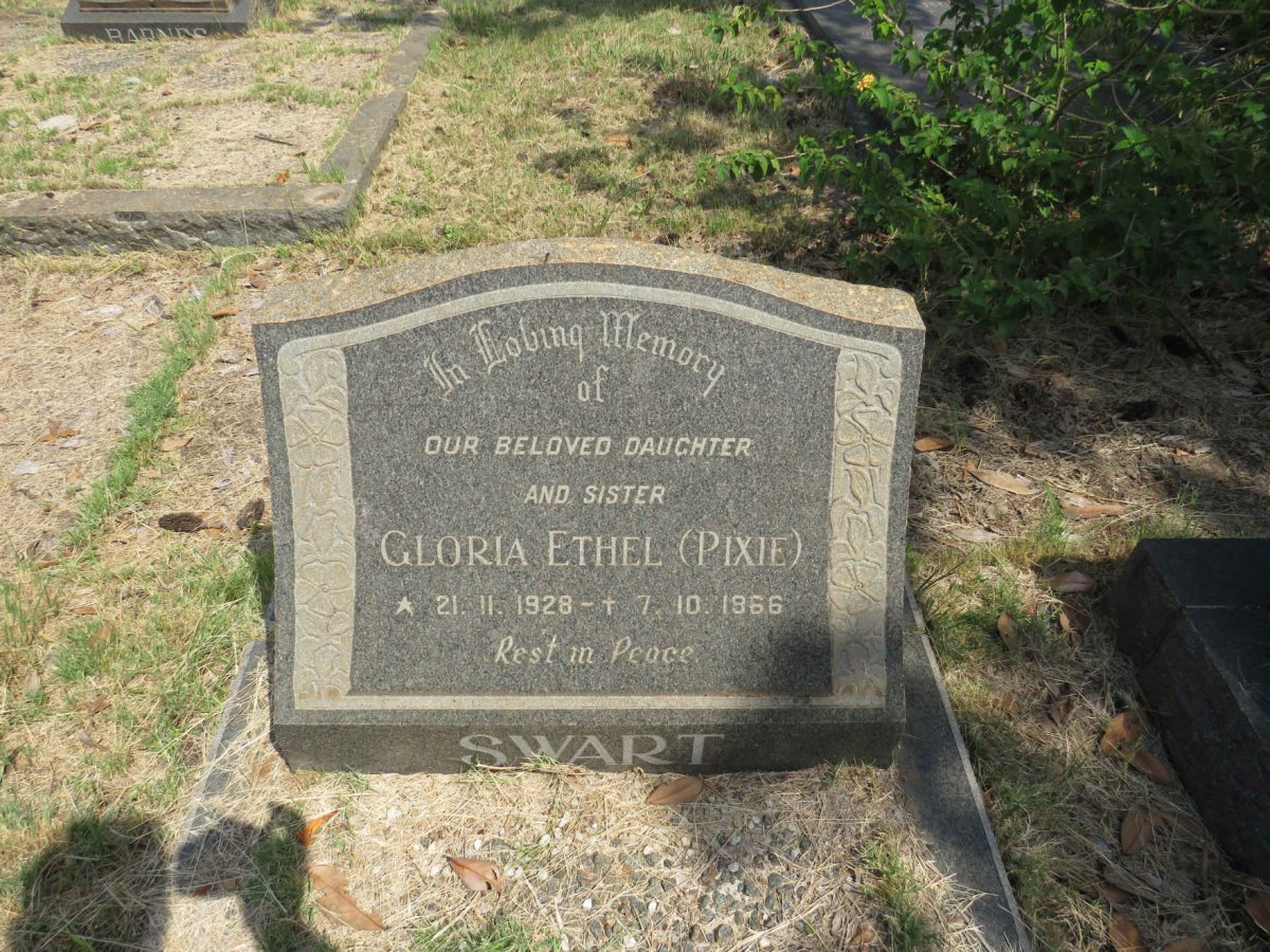SWART Gloria Ethel 1928-1966