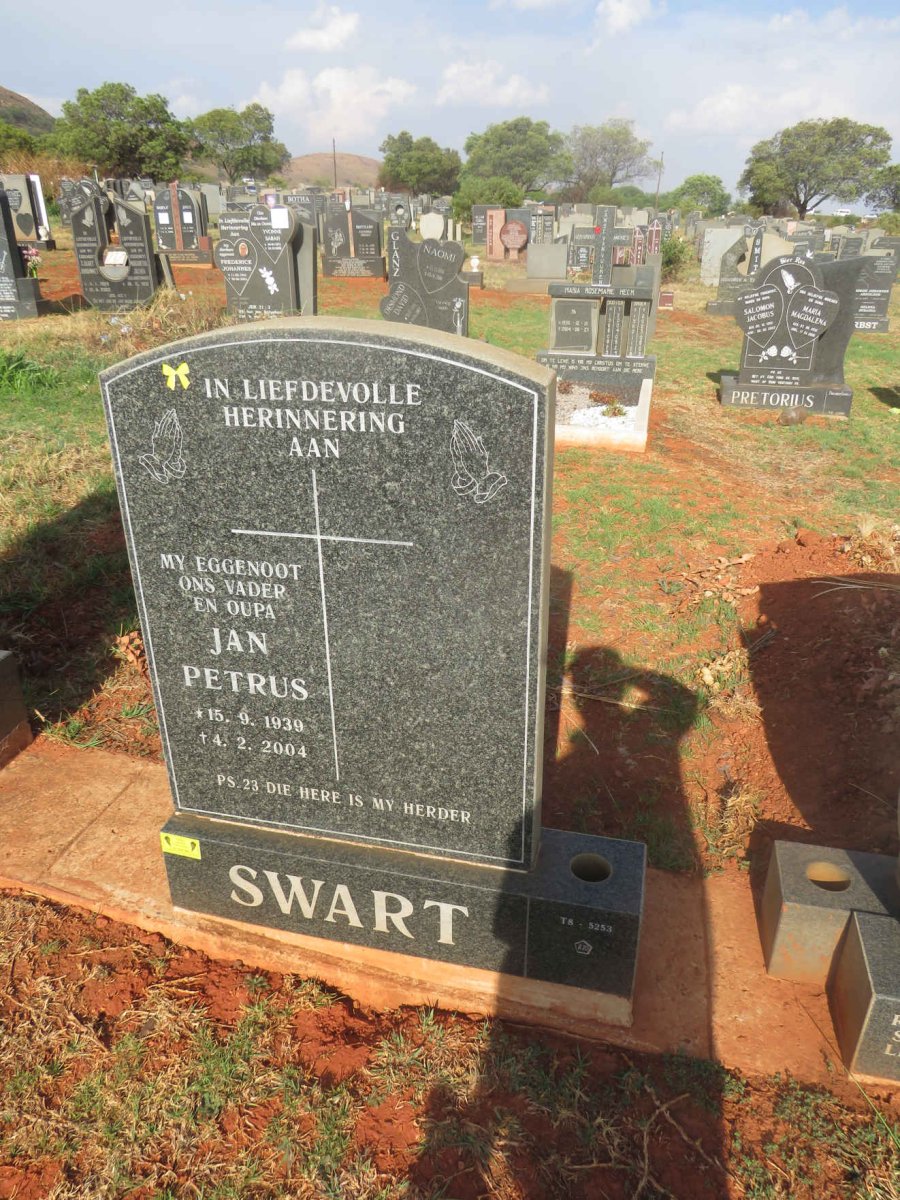 SWART Jan Petrus 1939-2004