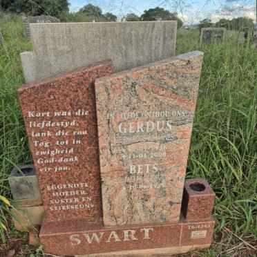 SWART Gerhardus Johannes 1956-2000 & Elizabeth Gertruida 1955-