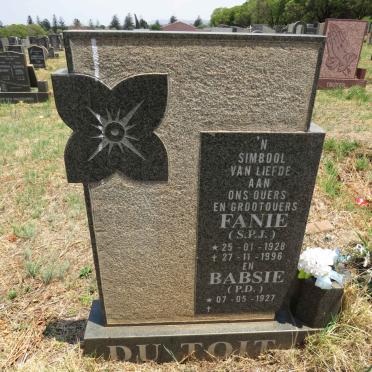 TOIT S.P.J., du 1928-1996 & P.D. 1927-