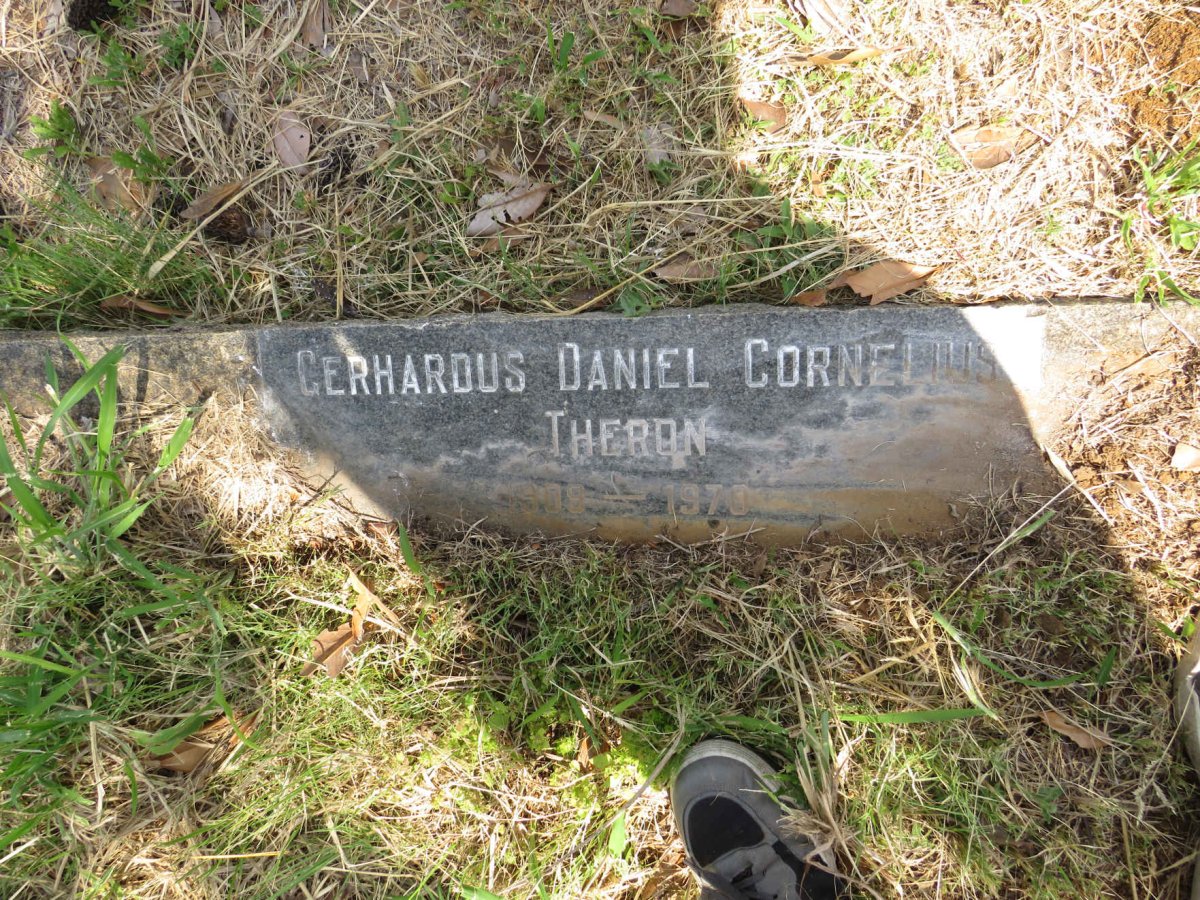 THERON Gerhardus Daniel Cornelius 1909-1970