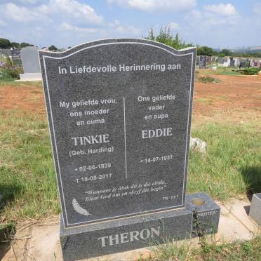 THERON Eddie 1937- & Tinkie HARDING 1939-2017