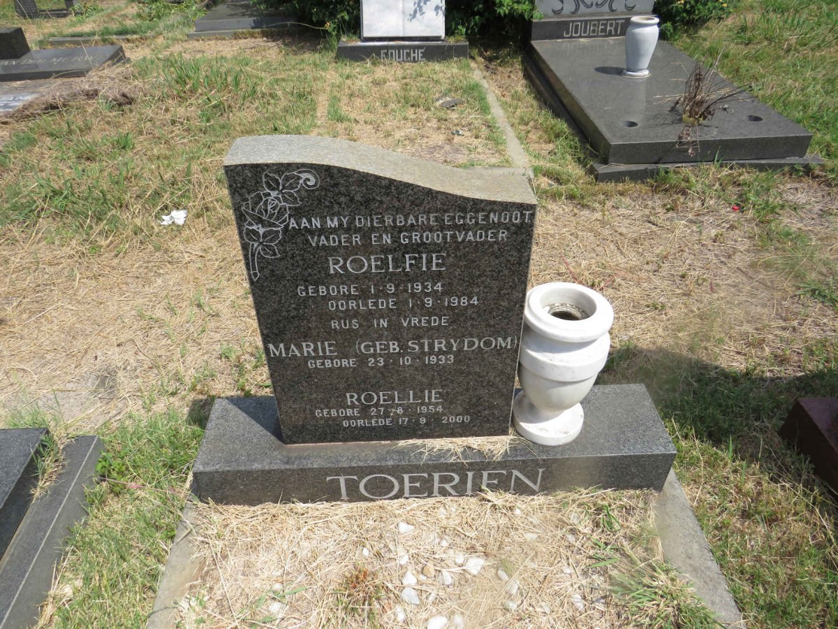 TOERIEN Roelfie 1934-1984 & Marie STRYDOM 1933- :: TOERIEN Roellie 1954-2000