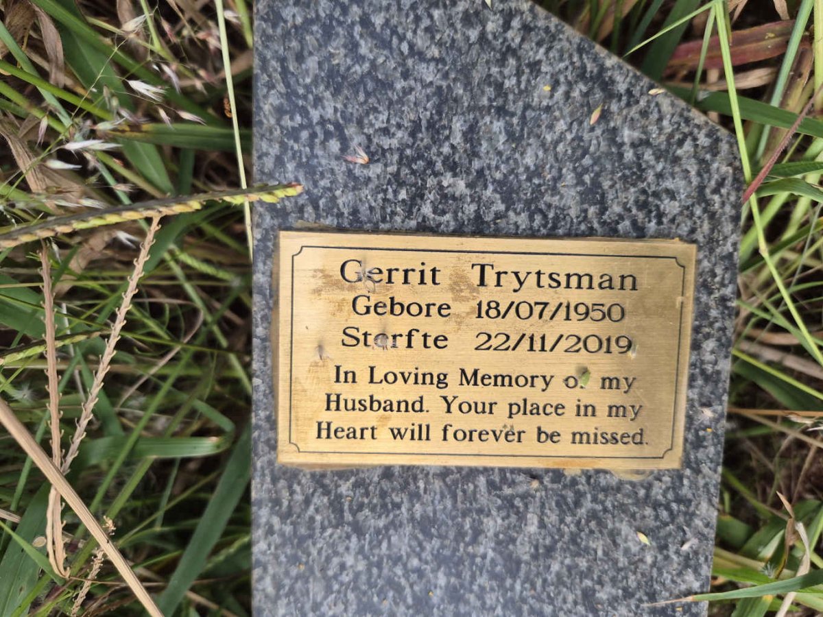 TRYTSMAN Gerrit 1950-2019 :: TRYTSMAN Recardo 1978-2000 _2