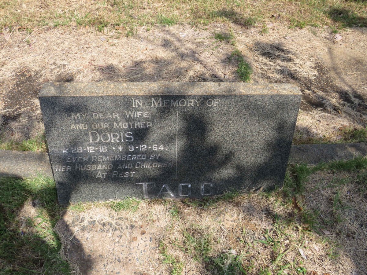 TAGG Doris 1916-1964