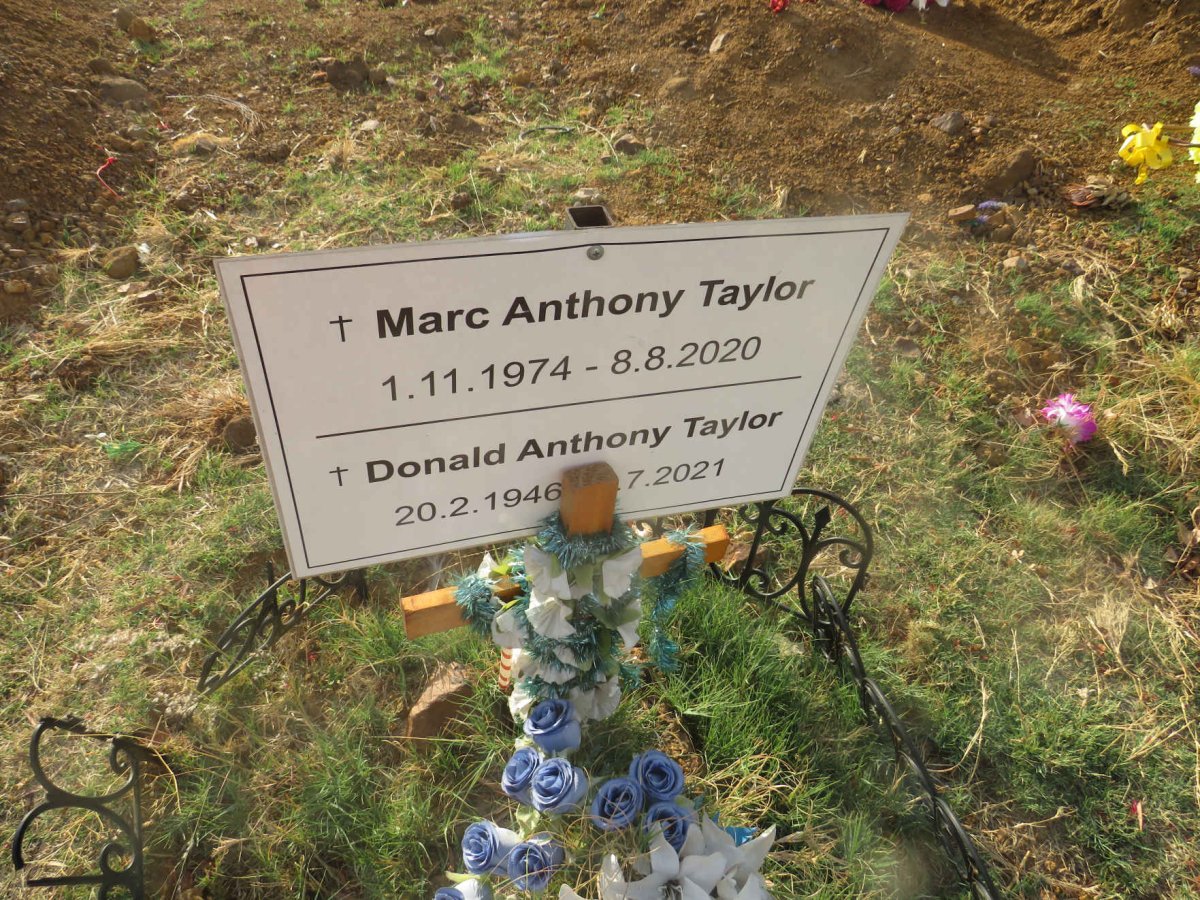 TAYLOR Donald Anthony 1946-2021 :: TAYLOR Marc Anthony 1974-2020