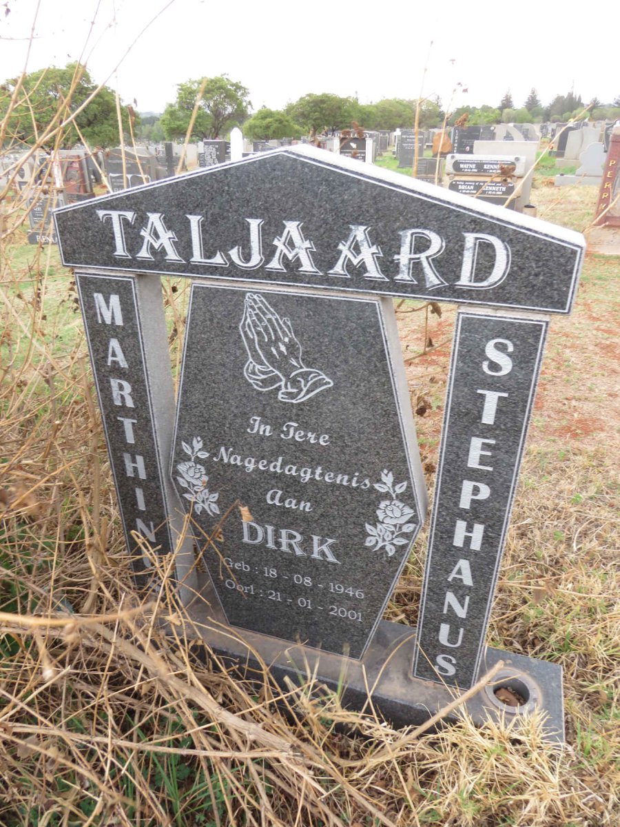 TALJAARD Marthinus Stephanus 1946-2001