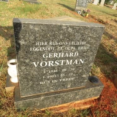 VORSTMAN Gerhard 1946-2005