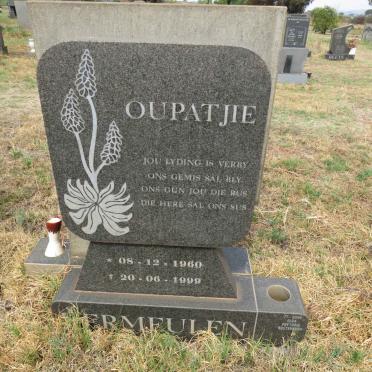 VERMEULEN Oupatjie 1960-1999