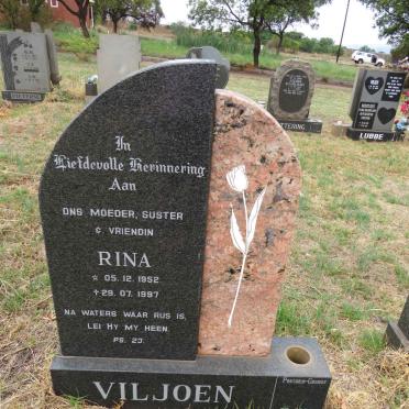 VILJOEN Rina 1952-1997